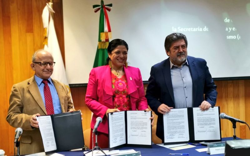 Fonatur, Secretaría de Cultura y el INAH firman convenios de colaboración para el Tren Maya