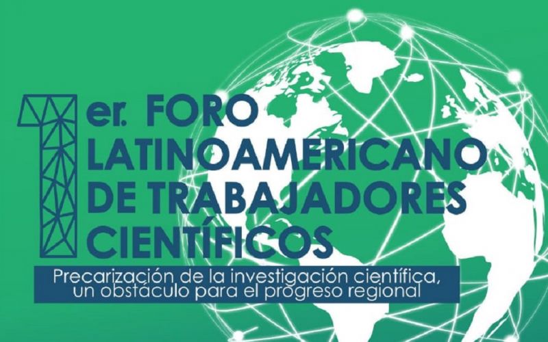 La Cámara de Diputados será la sede del Primer Foro Latinoamericano de Trabajadores Científicos