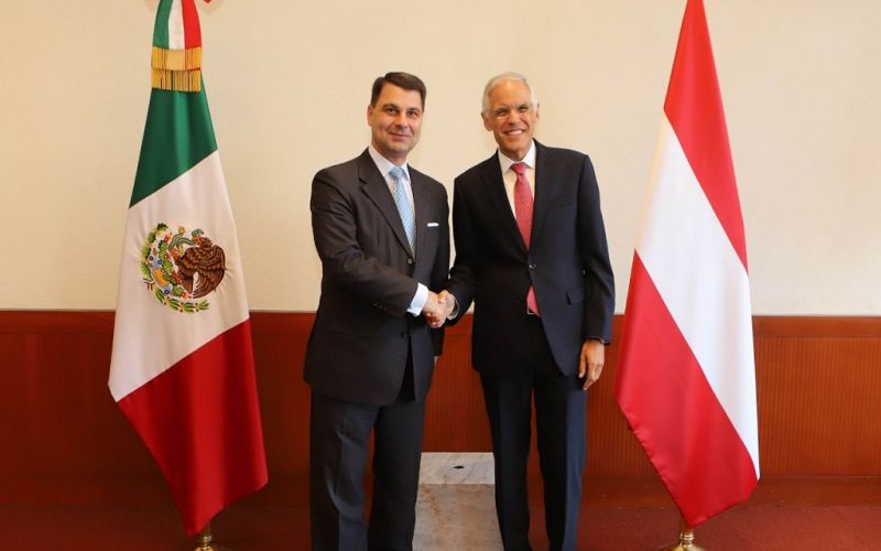 México y Austria celebran la V reunión del Mecanismo de Consultas Políticas