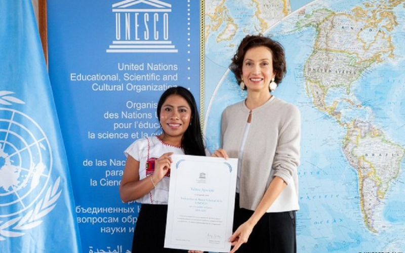 Yalitza Aparicio, nueva “Embajadora de Buena Voluntad de la UNESCO para los Pueblos Indígenas”