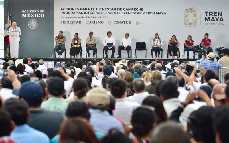 Tren Maya invertirá en Campeche alrededor de 60 mil millones de pesos: AMLO