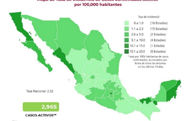 En México, se han confirmado 8 mil 772 casos de COVID-19. Han fallecido 712 personas