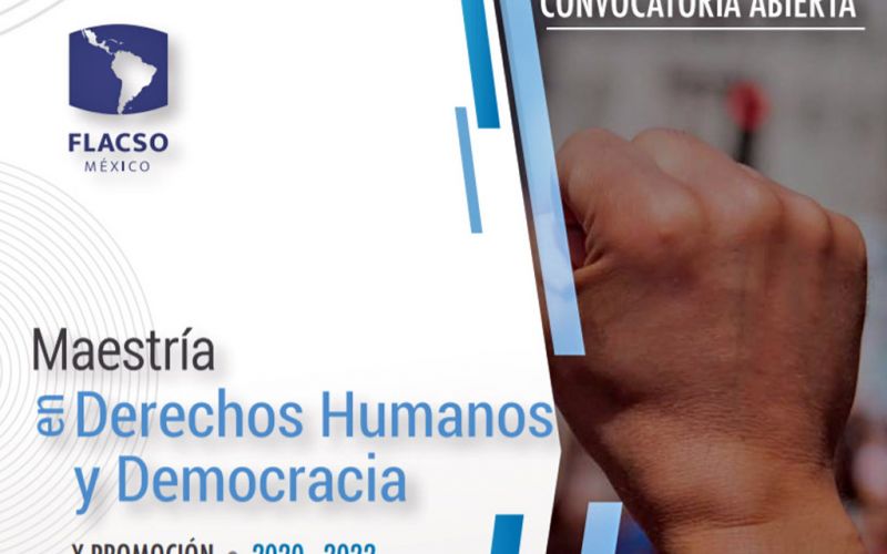Flacso abre convocatoria para Maestría en Derechos Humanos y Democracia