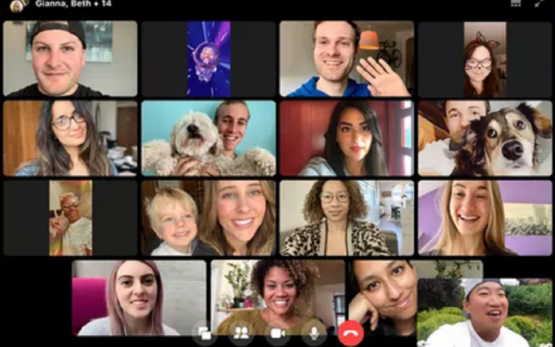 Facebook lanza Messenger Rooms, permite videollamadas grupales hasta con 50 participantes
