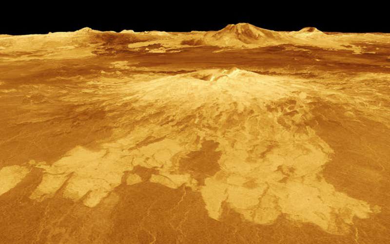 Decenas de volcanes activos son vistos por primera vez en Venus