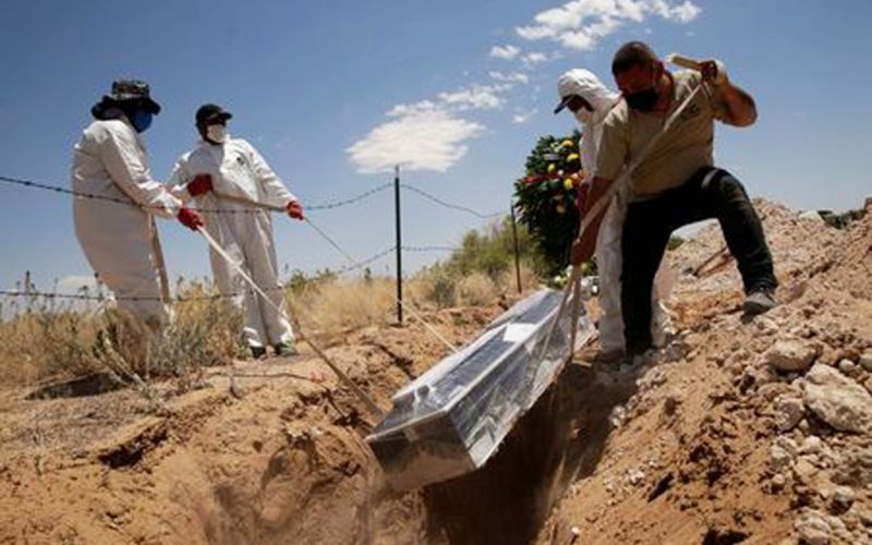 México es el tercer país del mundo con más muertes por COVID-19