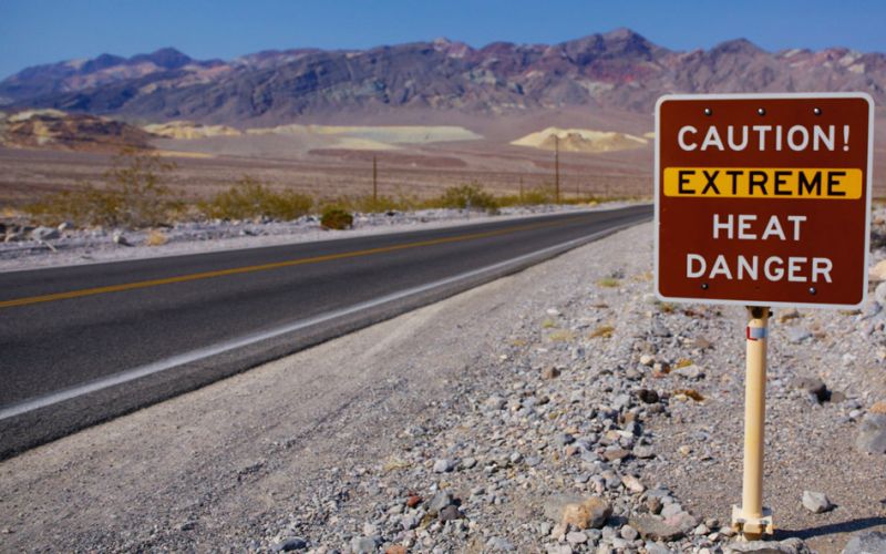 El Valle de la Muerte alcanza 54.4°C, la temperatura más alta registrada en la Tierra desde 1931