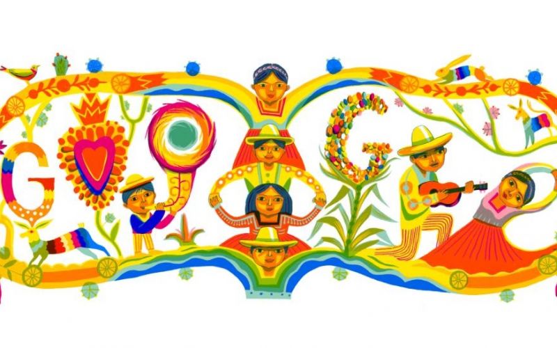 Google celebra Independencia de México con doodle