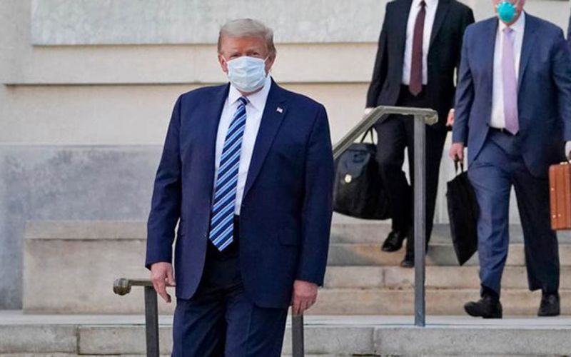 Trump abandona el hospital y regresa a la Casa Blanca