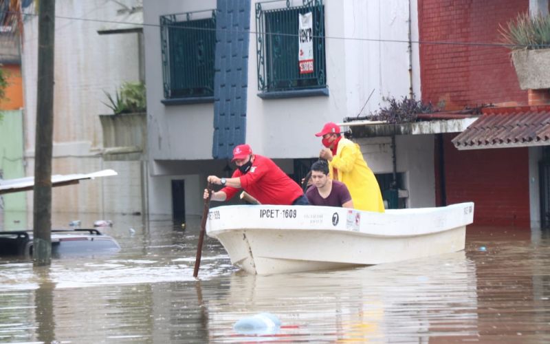 Más de 50 mil afectados en el sureste del país por las lluvias: CNPC