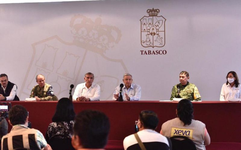 No faltarán recursos para atender a los damnificados en Tabasco: AMLO