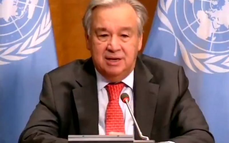 Secretario general de la ONU pide a los miembros que declaren un ‘estado de emergencia climática’
