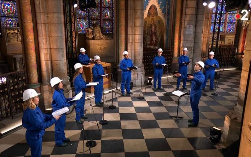 La música volvió a sonar en la Catedral de Notre Dame