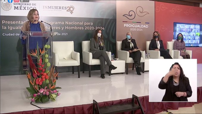Inmujeres presenta el Programa Nacional para la Igualdad entre Mujeres y Hombres (Proigualdad) 2020-2024