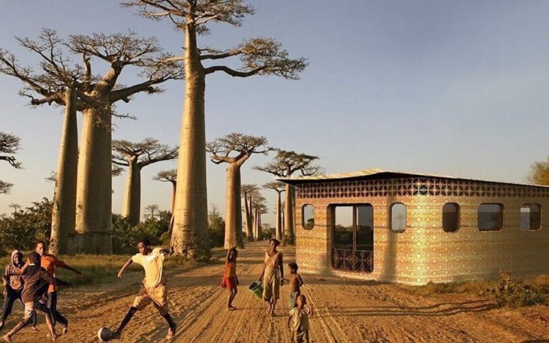 La primera escuela impresa en 3D del mundo se construye en Madagascar