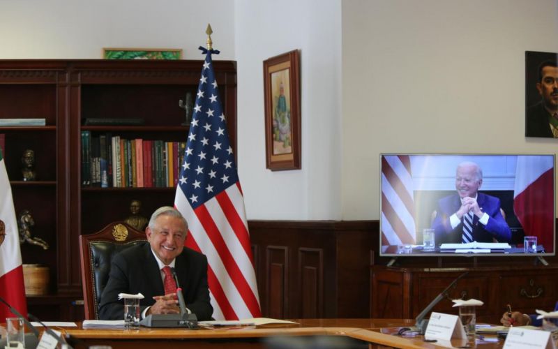 AMLO y Biden sostienen su primera reunión bilateral virtual; conversaron sobre migración, COVID-19 y cambio climático