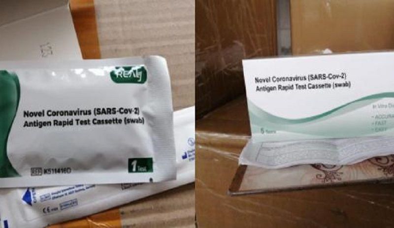 Decomisan mercancía ilegal, equipo médico y kits de prueba COVID-19 en el AICM