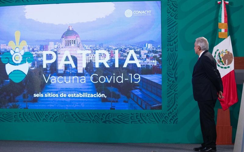 Presentan avances de la vacuna mexicana contra COVID-19 ‘Patria’, podría estar lista a final de este año