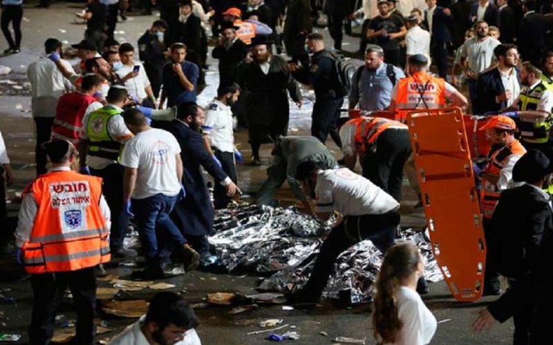 Estampida humana deja 45 muertos en Israel