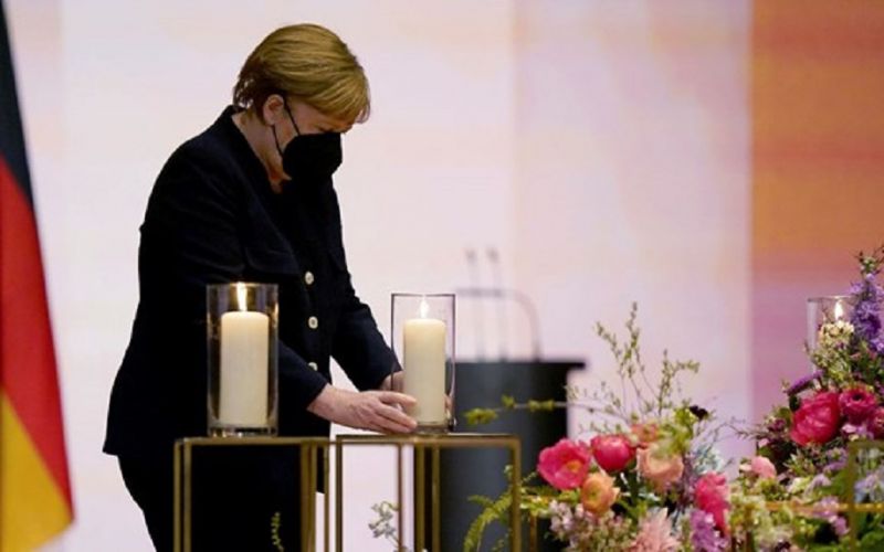 Alemania rinde homenaje a las casi 80 mil víctimas de la COVID-19
