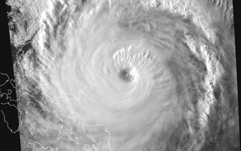 Tormenta en el Océano Pacífico se intensifica y se convierte en el primer súper tifón del año
