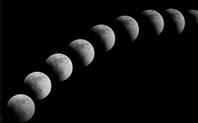 Así se vieron la superluna de sangre y el eclipse del 26 de mayo