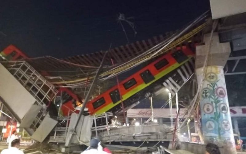 Colapsa estructura de la Línea 12 del Metro CDMX; reportan 15 personas fallecidas