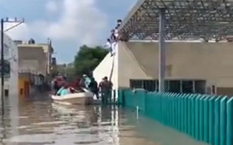 Mueren 17 pacientes del IMSS tras inundaciones en Tula
