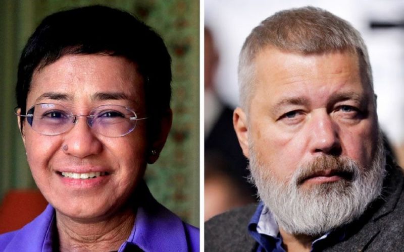 Premio Nobel de la Paz 2021 para los periodistas María Ressa y Dmitry Muratov