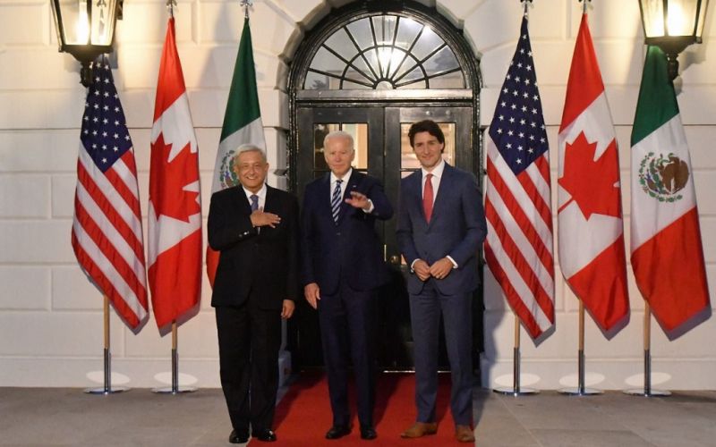 Acuerdan líderes de EU, México y Canadá trabajar en conjunto