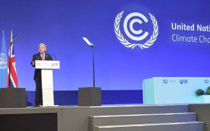 António Guterres pide reducir las emisiones un 45%: “Basta de cavar nuestra propia tumba”