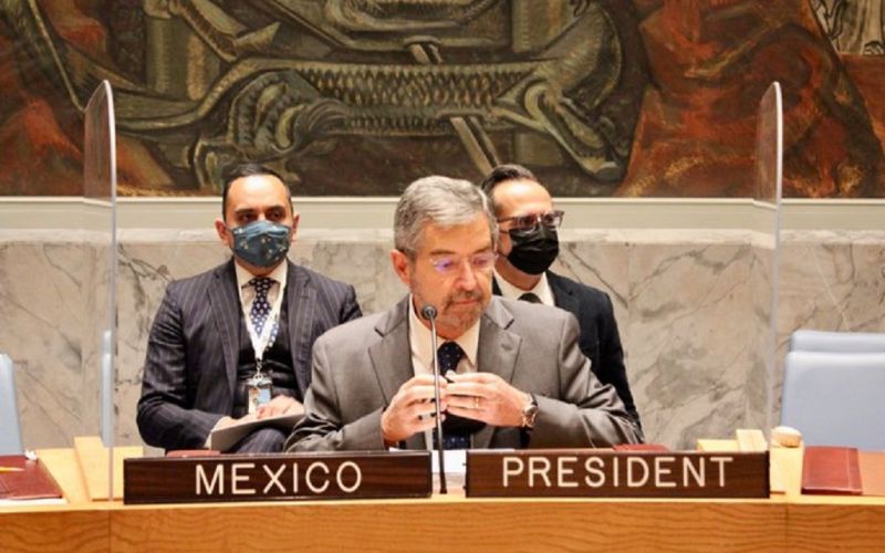 México asume la presidencia del Consejo de Seguridad de la ONU