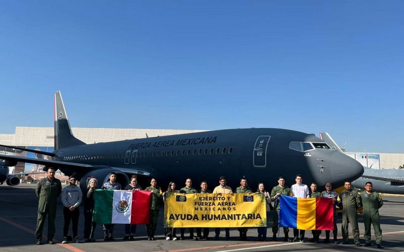 Despega avión para repatriar a familias mexicanas evacuadas desde diversos puntos de Ucrania