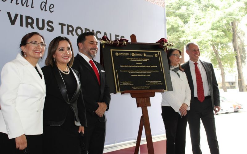IPN y Conacyt inauguran el primer Laboratorio Nacional de Vacunología y Virus Tropicales en México
