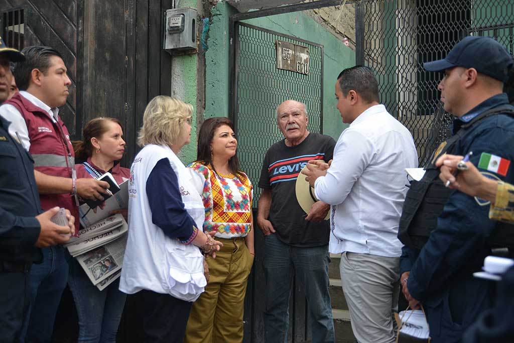 Recorrido Casa por casa en la Colonia Chalma, Alcaldía Gustavo A. Madero. Fotografía: La Isabel.