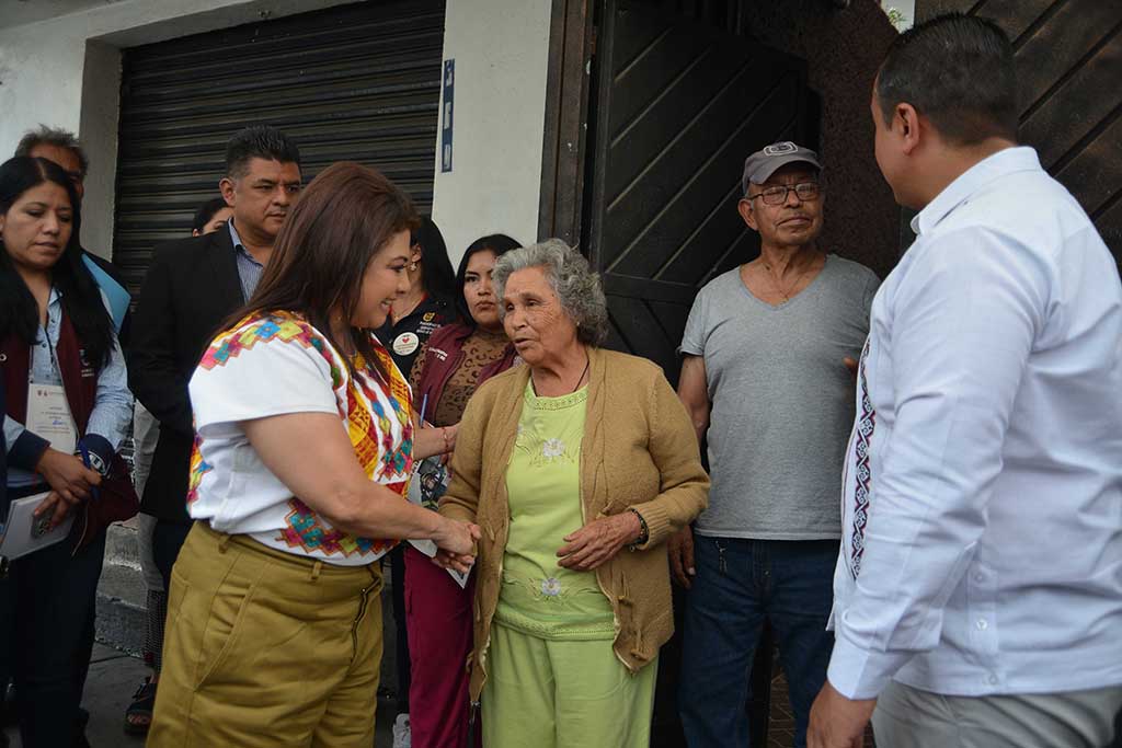 Recorrido Casa por casa en la Colonia Chalma, Alcaldía Gustavo A. Madero. Fotografía: La Isabel.