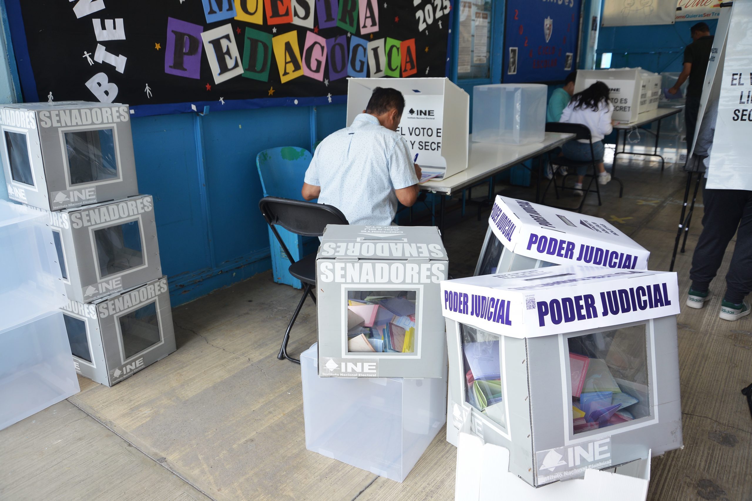 Elección del Poder Judicial 2025 en la Ciudad de México. Fotografía: Benjamín Flores.