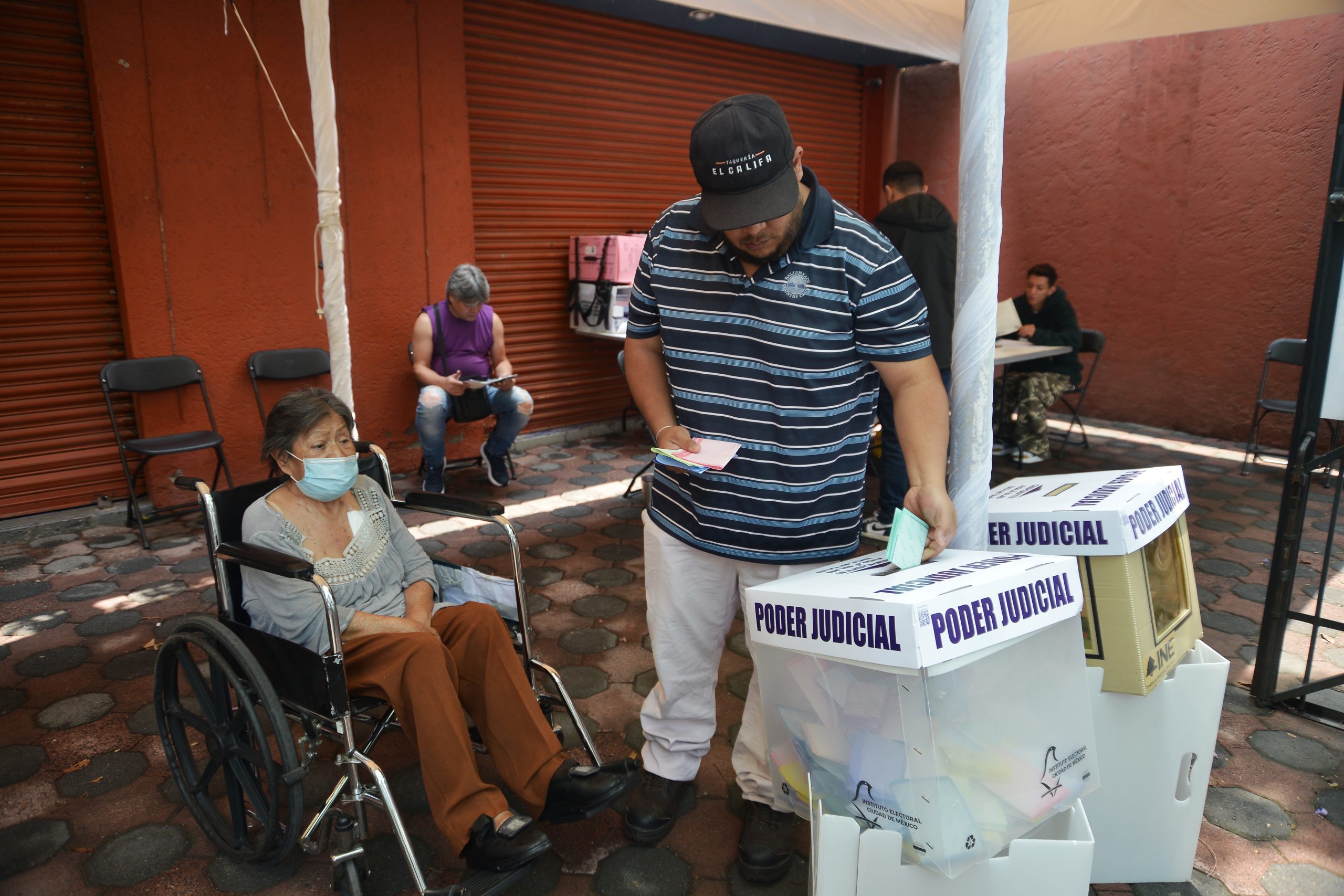 Elección del Poder Judicial 2025 en la Ciudad de México. Fotografía: Benjamín Flores.