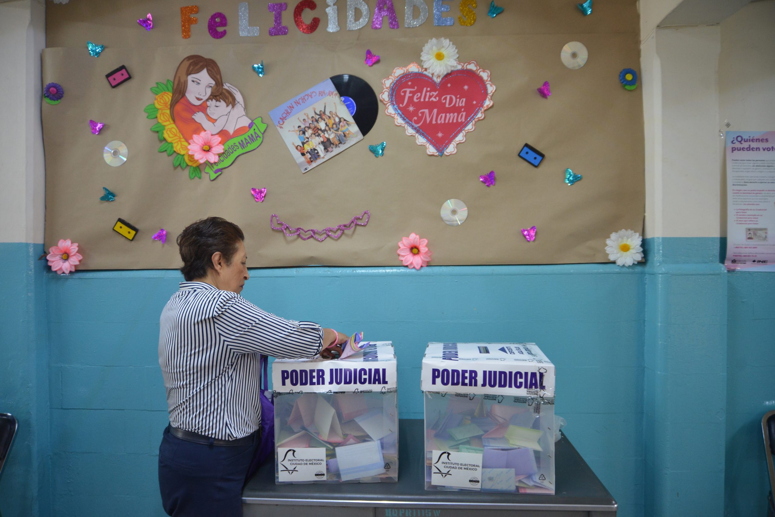Elección del Poder Judicial 2025 en la Ciudad de México. Fotografía: Benjamín Flores.