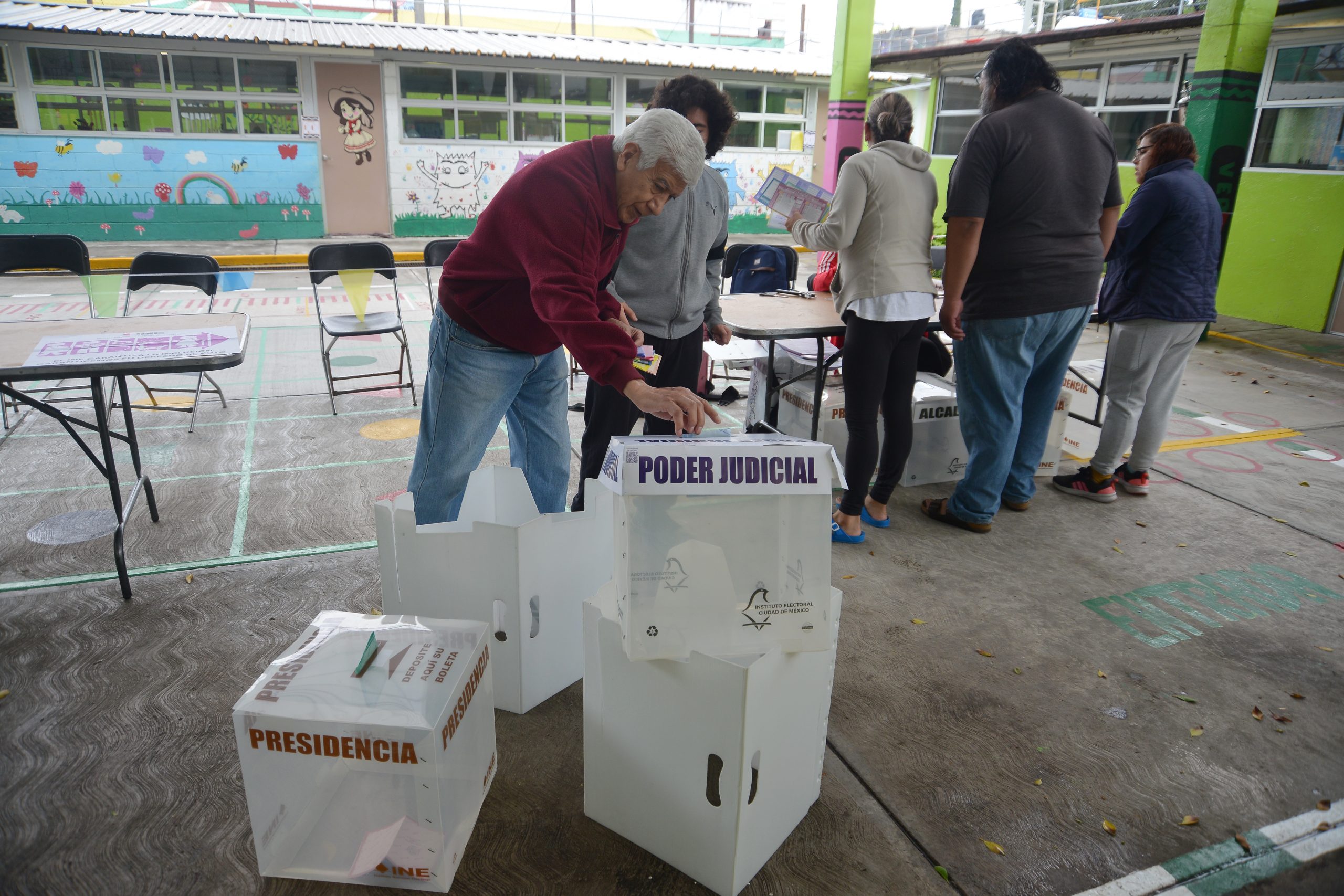 Elección del Poder Judicial 2025 en la Ciudad de México. Fotografía: Benjamín Flores.