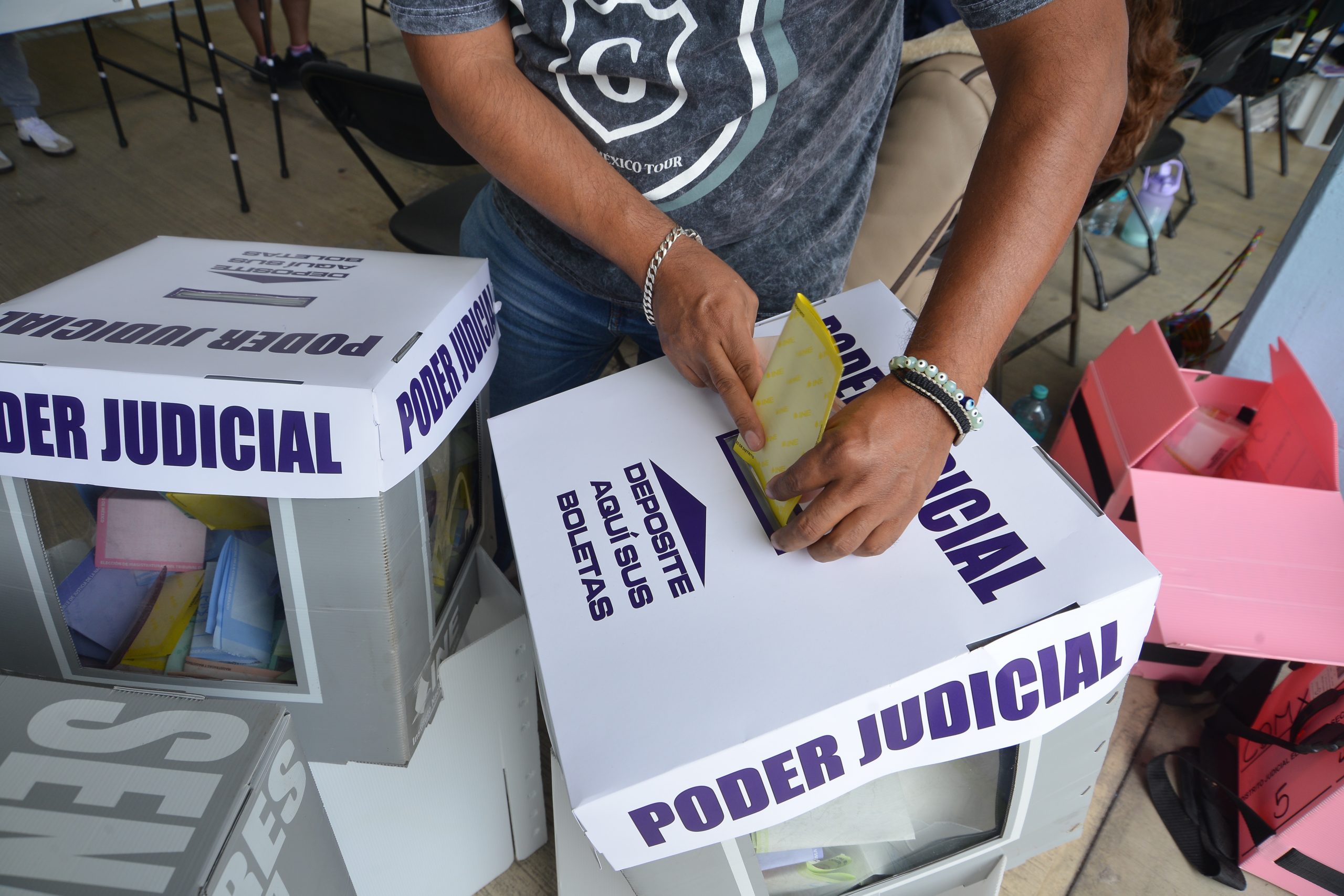 Elección del Poder Judicial 2025 en la Ciudad de México. Fotografía: Benjamín Flores.