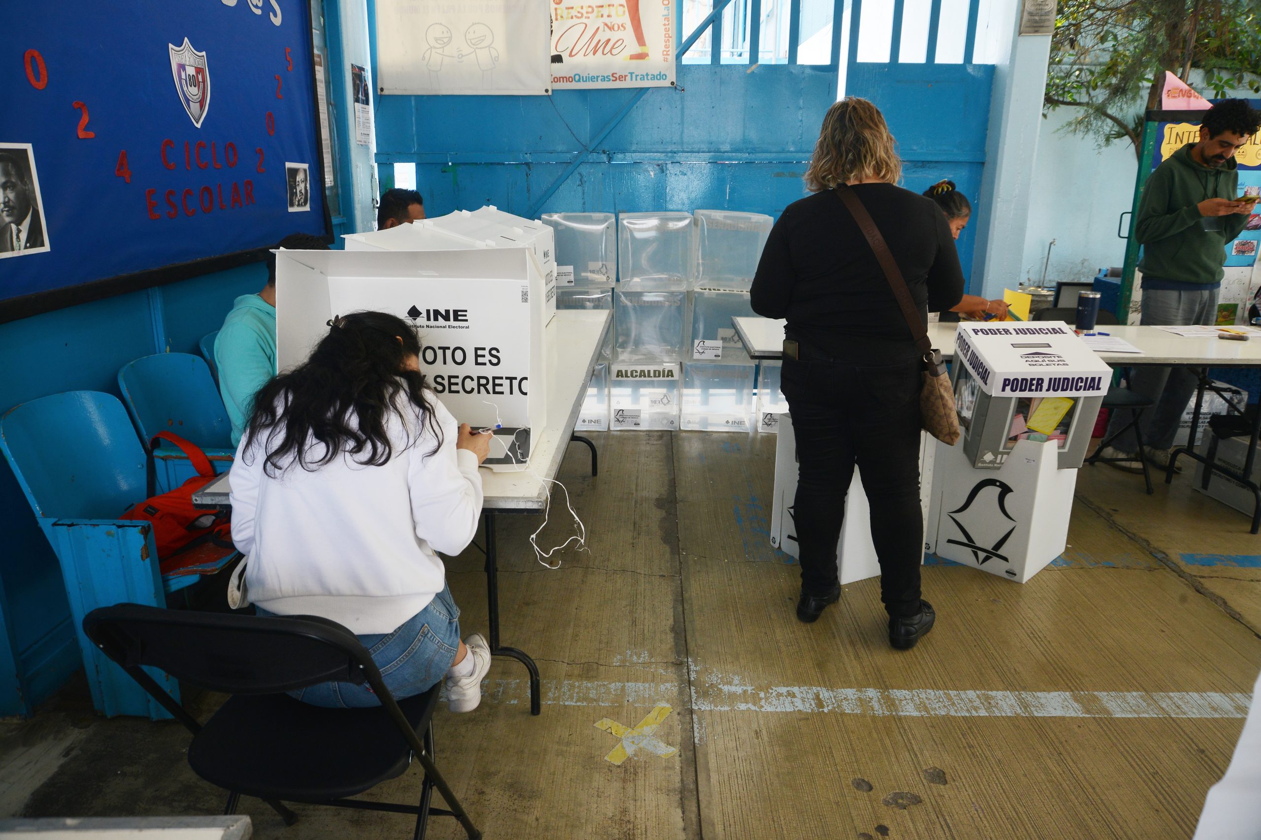 Elección del Poder Judicial 2025 en la Ciudad de México. Fotografía: Benjamín Flores.