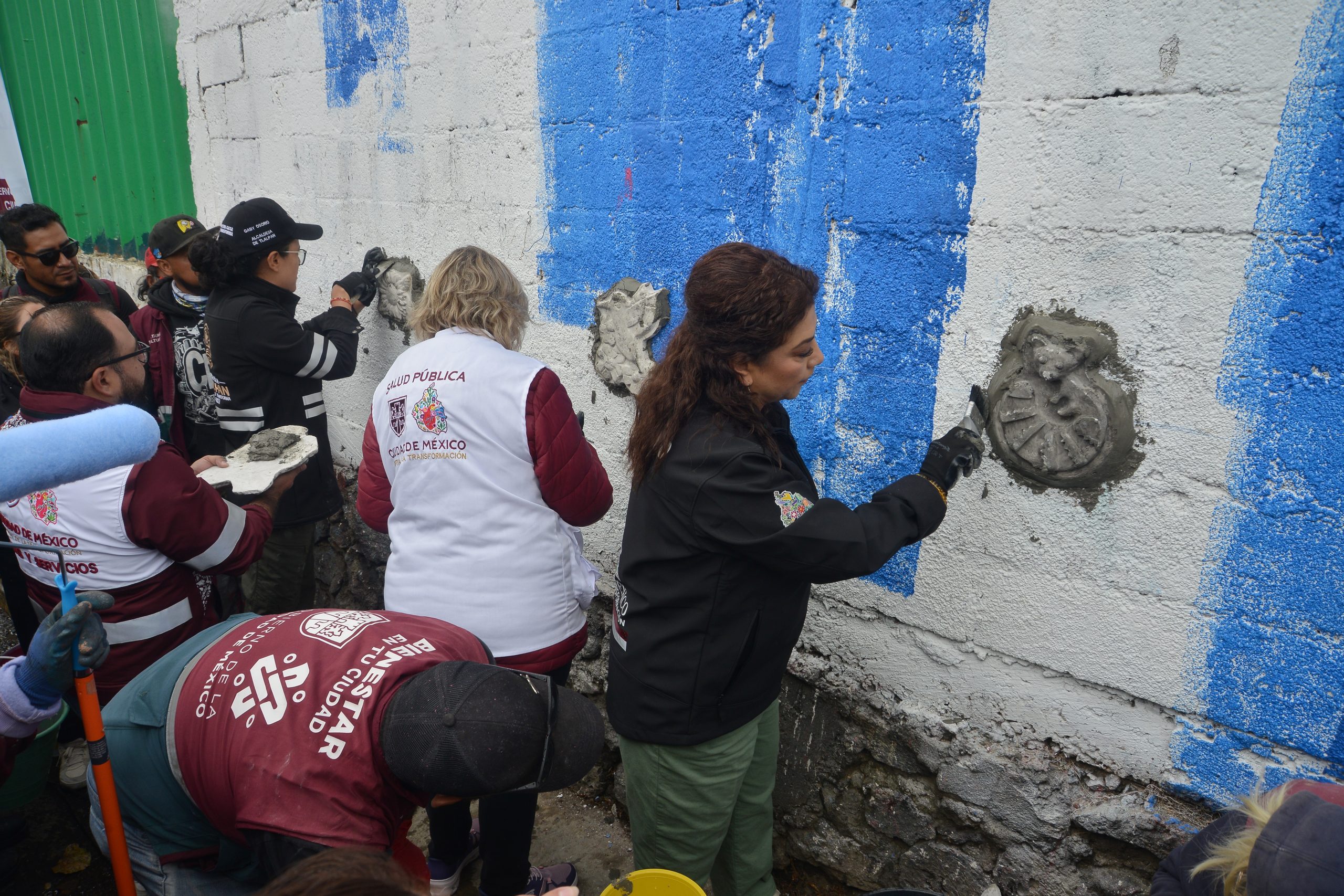 "Obras son Amores" para la transformación. Recorrido de Clara Brugada, Jefa de Gobierno de la CDMX por el pueblo de San Miguel Ajusco, Tlalpan. Fotografía: La Isabel.