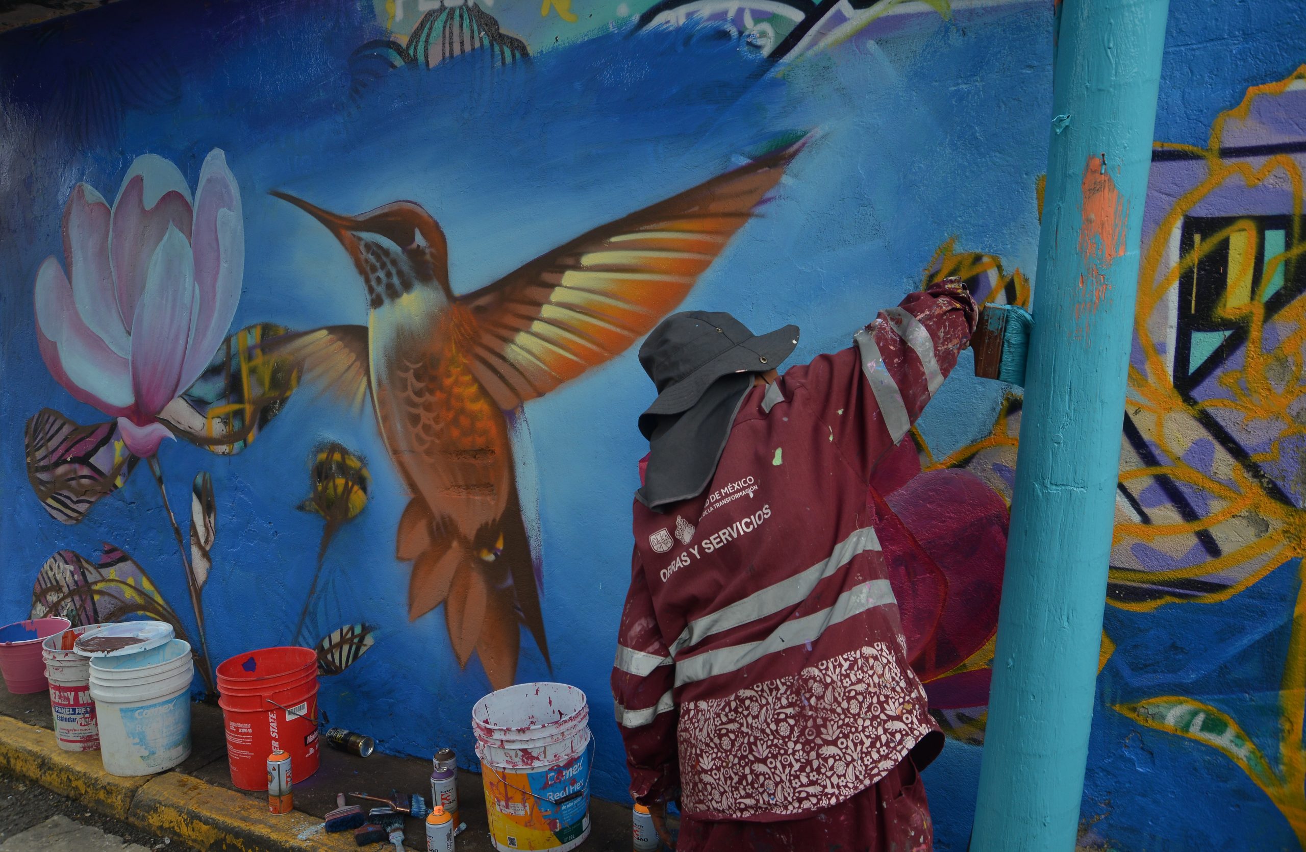 "Obras son Amores" para la transformación. Recorrido de Clara Brugada, Jefa de Gobierno de la CDMX por el pueblo de San Miguel Ajusco, Tlalpan. Fotografía: La Isabel.