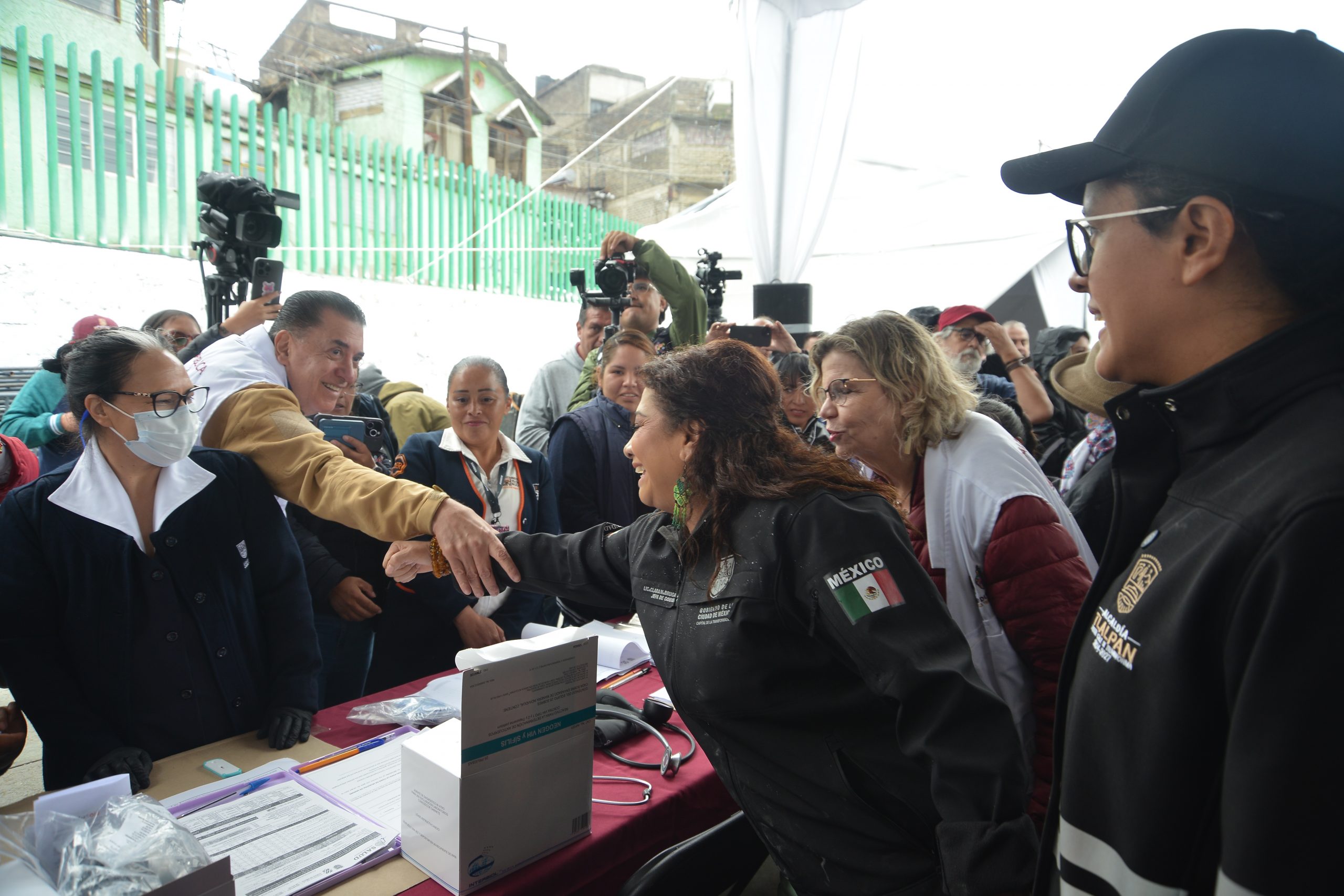 "Obras son Amores" para la transformación. Recorrido de Clara Brugada, Jefa de Gobierno de la CDMX por el pueblo de San Miguel Ajusco, Tlalpan. Fotografía: La Isabel.