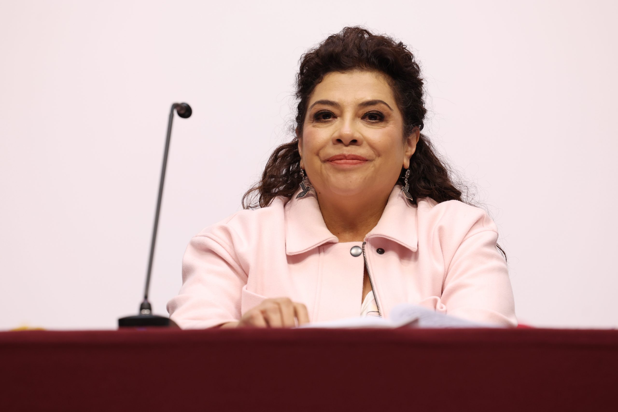 La Jefa de Gobierno, Clara Brugada Molina, presentó el Informe de Seguridad correspondiente al periodo enero-junio 2025. Fotografía: La Isabel.