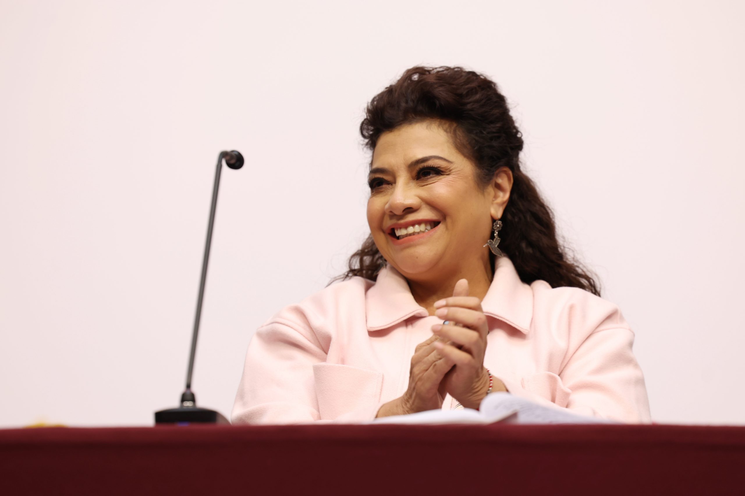 La Jefa de Gobierno, Clara Brugada Molina, presentó el Informe de Seguridad correspondiente al periodo enero-junio 2025. Fotografía: La Isabel.