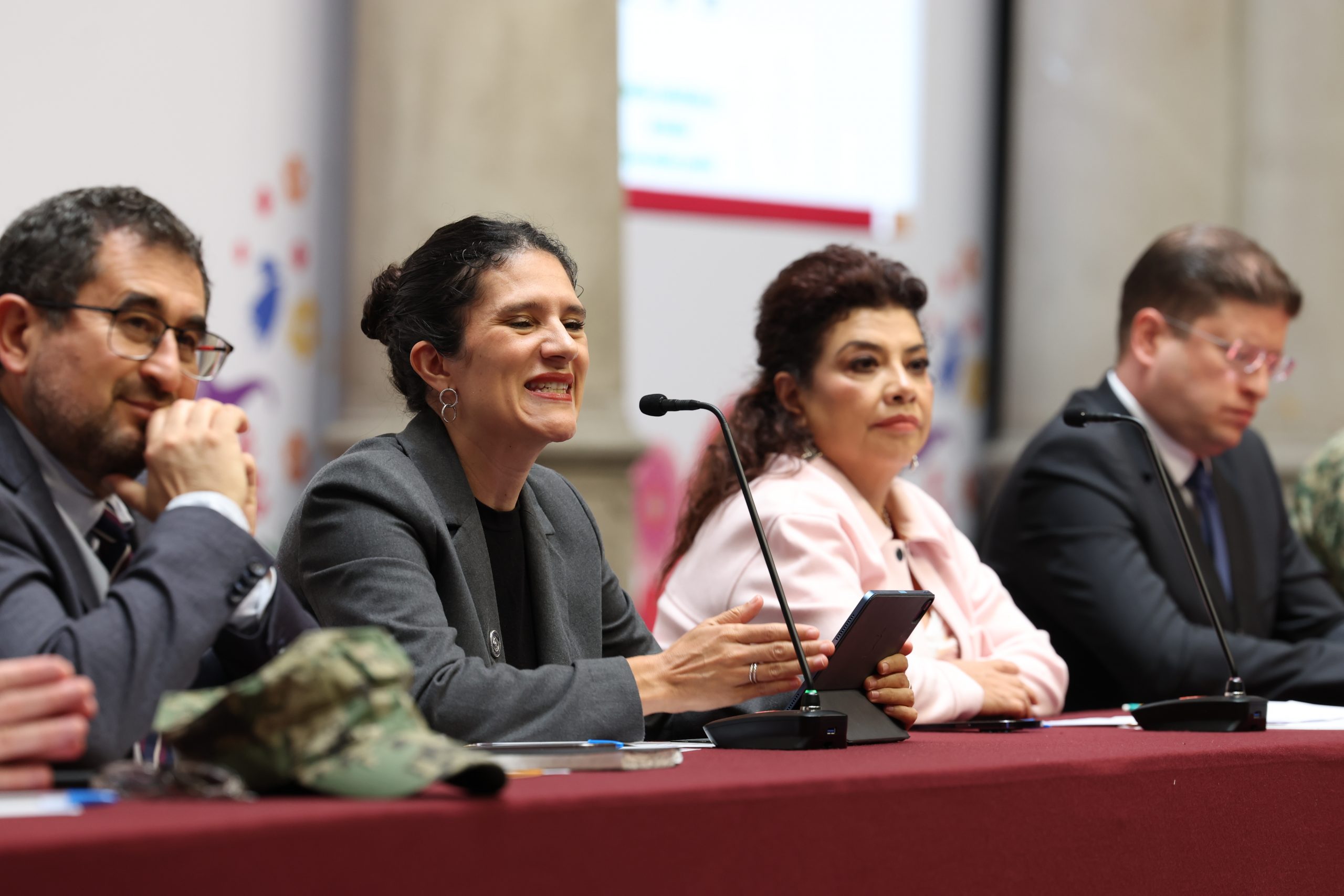 La Jefa de Gobierno, Clara Brugada Molina, presentó el Informe de Seguridad correspondiente al periodo enero-junio 2025. Fotografía: La Isabel.