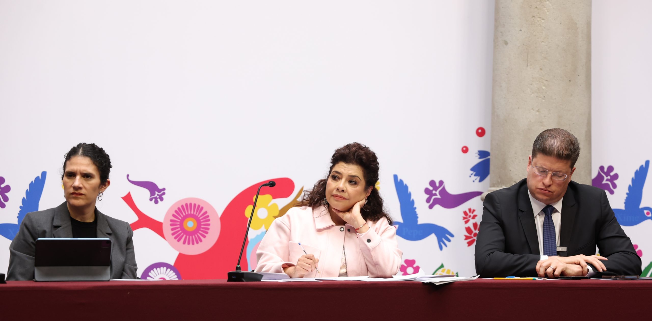 La Jefa de Gobierno, Clara Brugada Molina, presentó el Informe de Seguridad correspondiente al periodo enero-junio 2025. Fotografía: La Isabel.