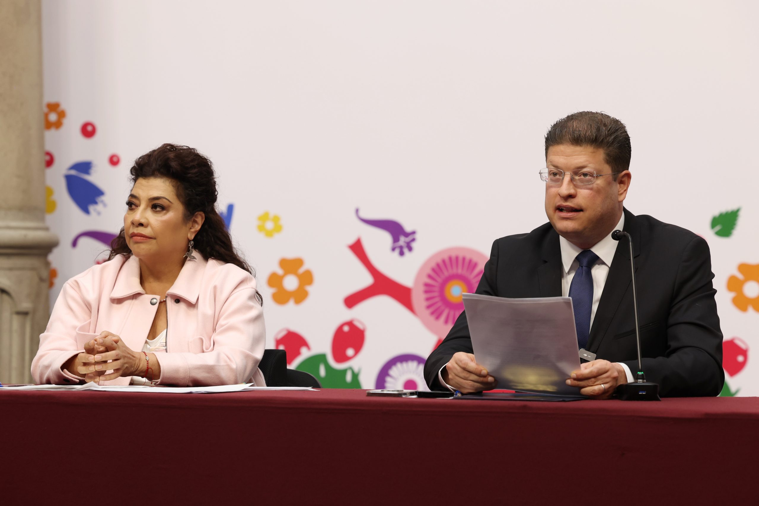 La Jefa de Gobierno, Clara Brugada Molina, presentó el Informe de Seguridad correspondiente al periodo enero-junio 2025. Fotografía: La Isabel.